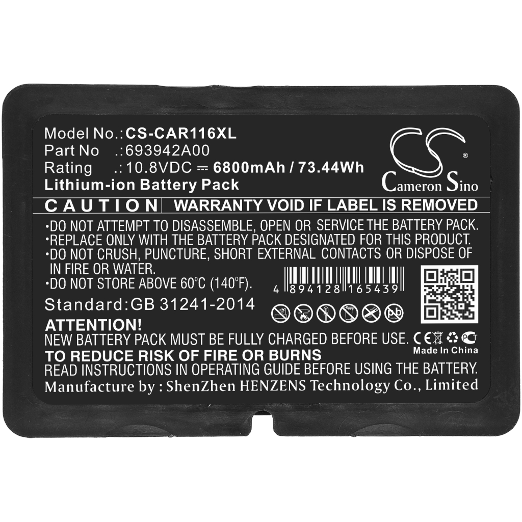 Batería para herramientas eléctricas Chauvin arnoux C.A 6116N