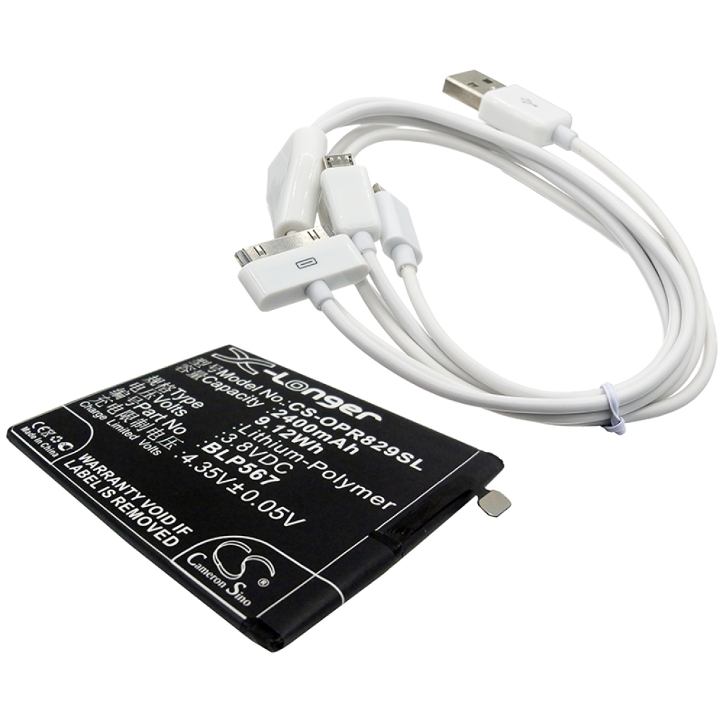 Batería del teléfono móvil OPPO R1S