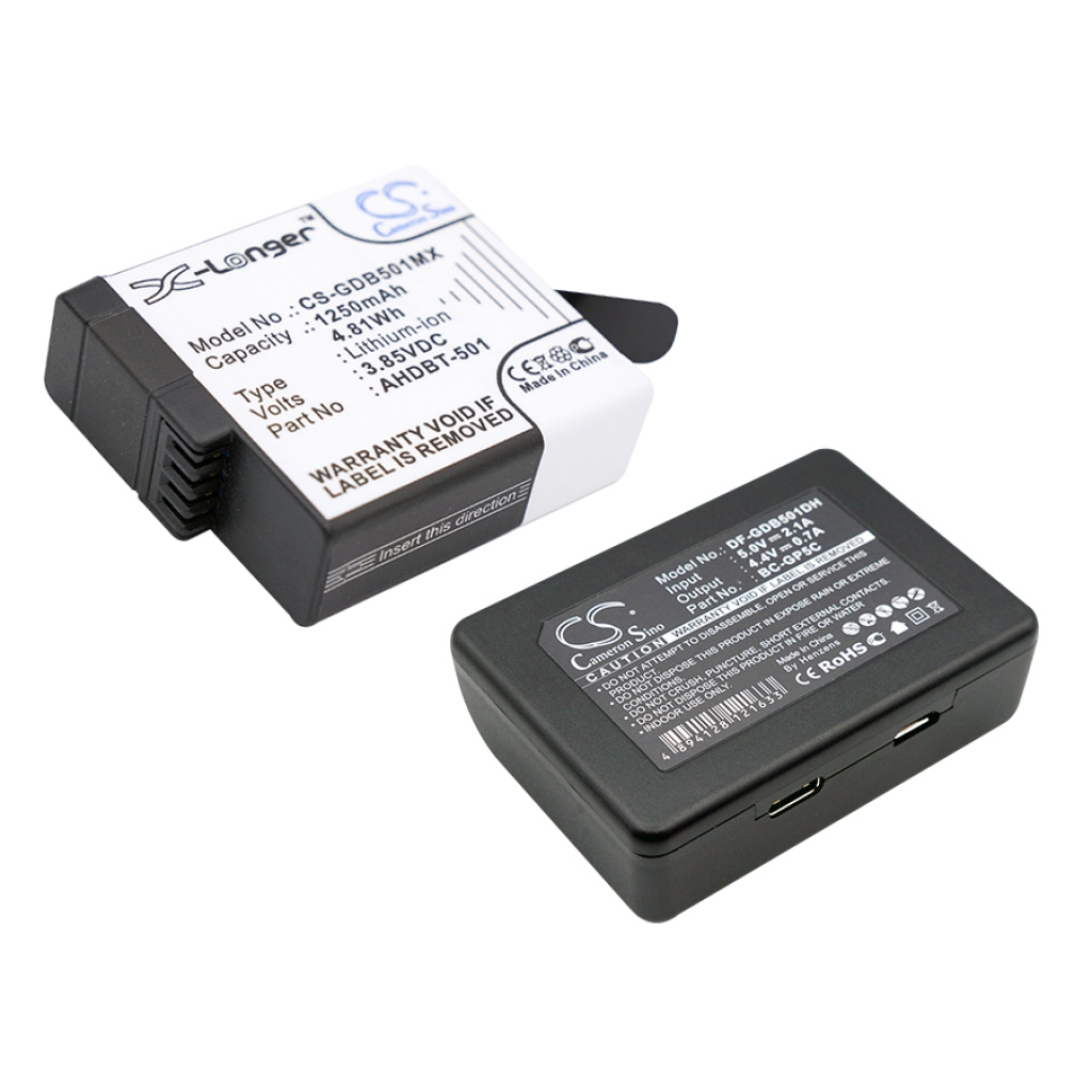 Batería de la cámara GoPro CHDHX-501