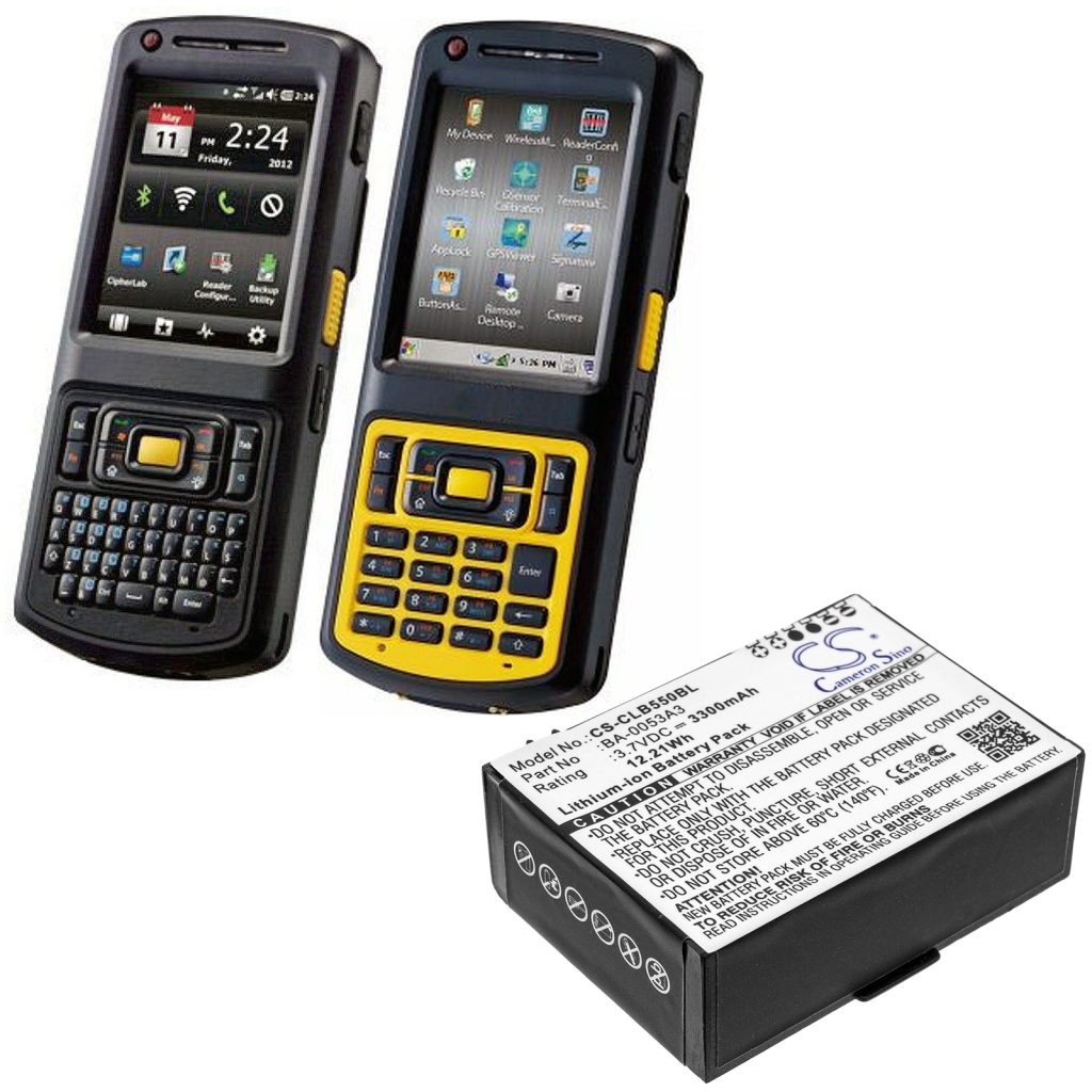Batería de código de barras, escáner Cipherlab CP50