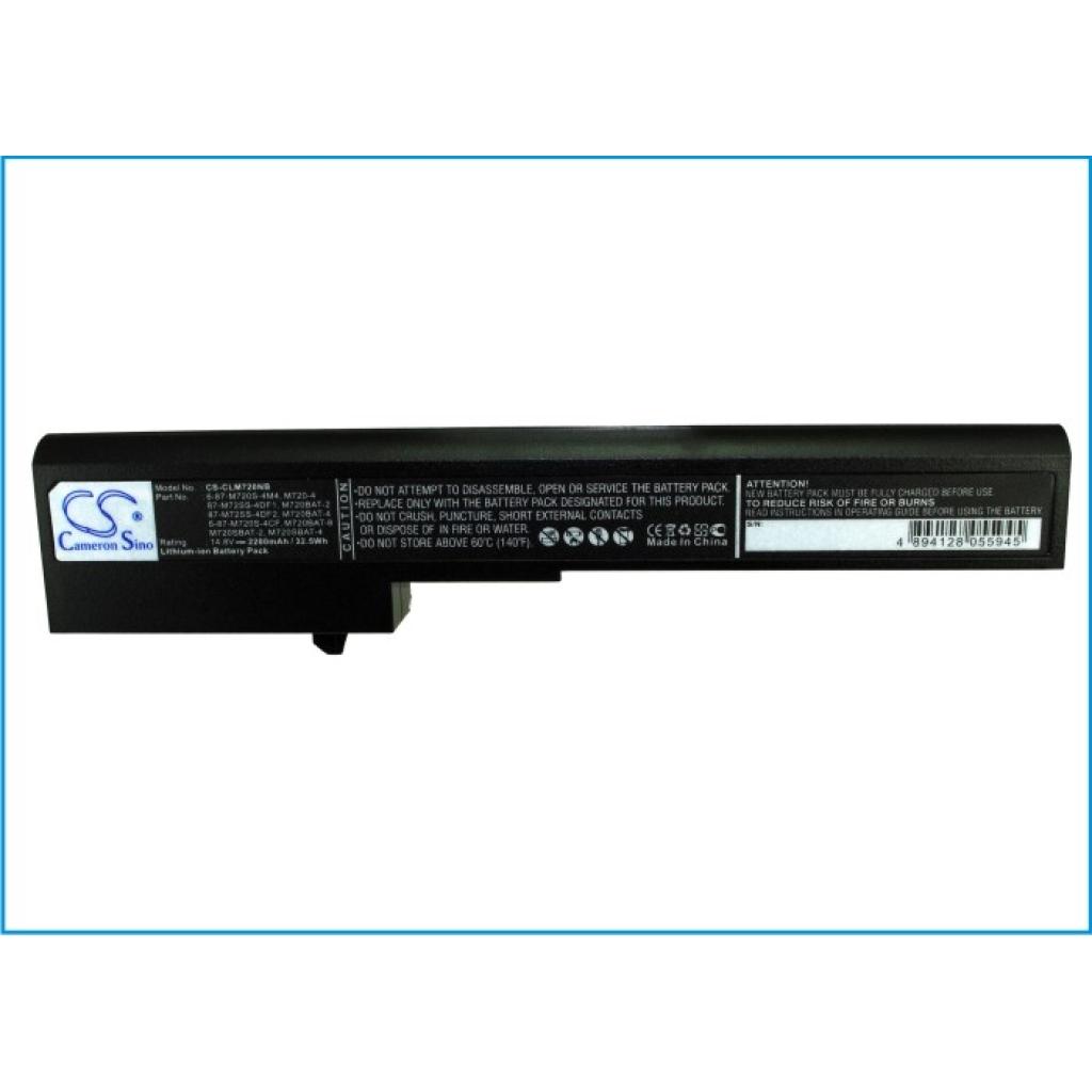 Batería para portátil CLEVO MobiNote M721T
