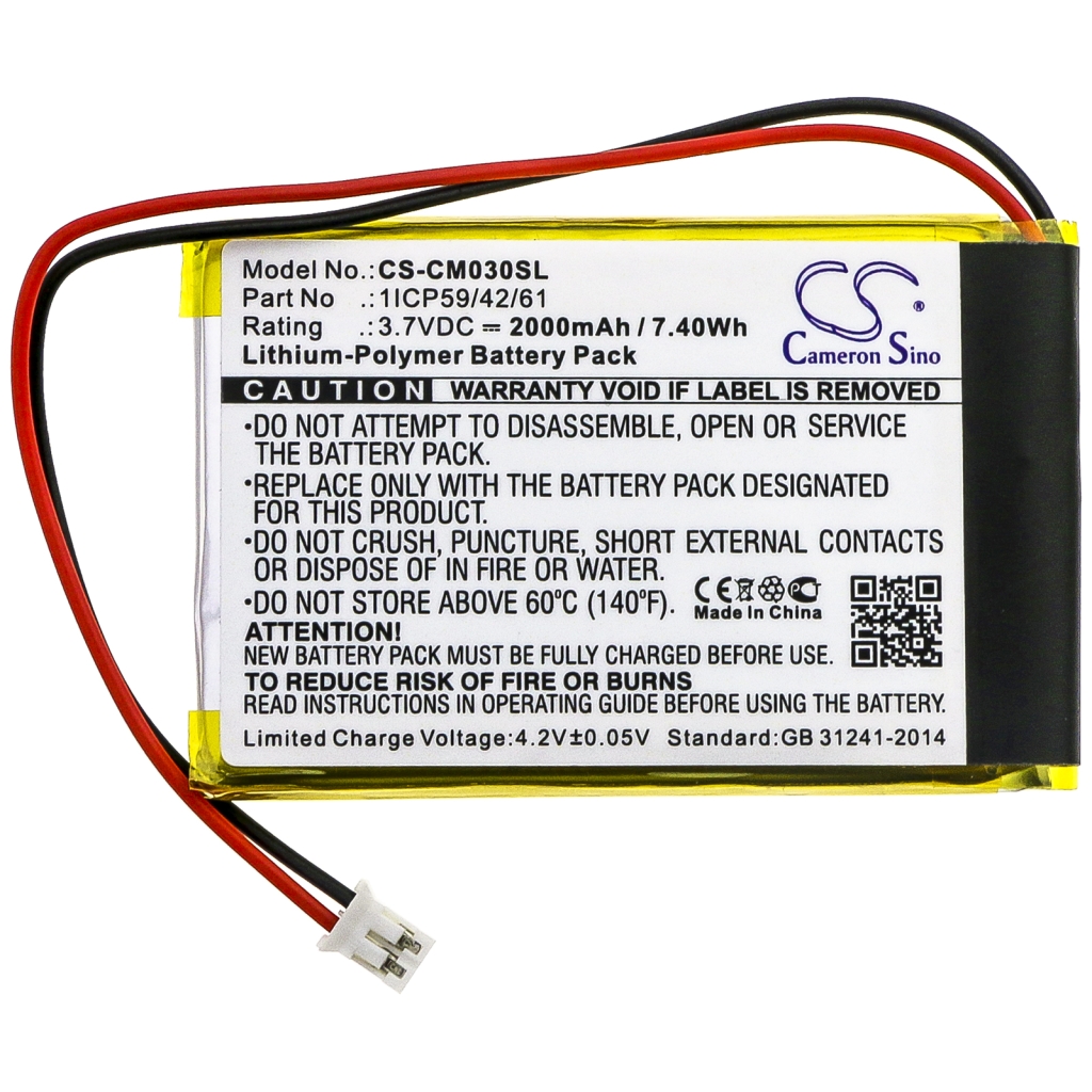 Paquetes de Baterías Personalizadas CS-CM030SL