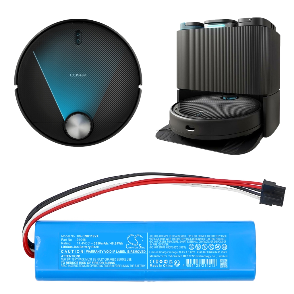 Batería de vacío Cecotec CS-CNR119VX