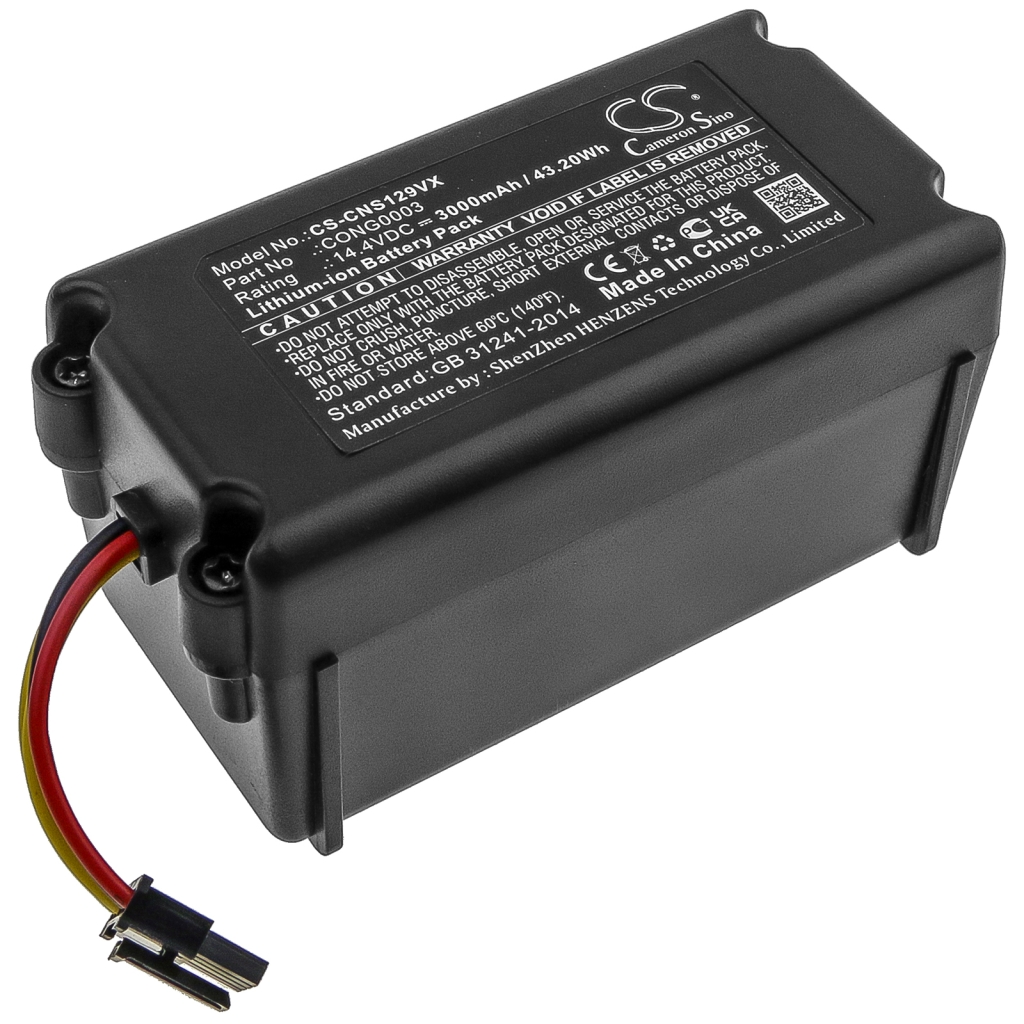 Batería de vacío Vileda Proscenic Cecotec Bagotte ... CS-CNS129VX