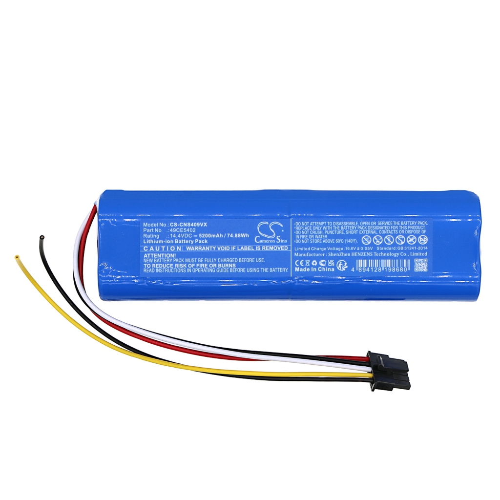 Batería de vacío Cecotec CS-CNS409VX