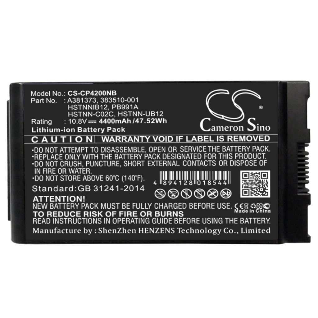 Batería para portátil Compaq Business Notebook NC4400