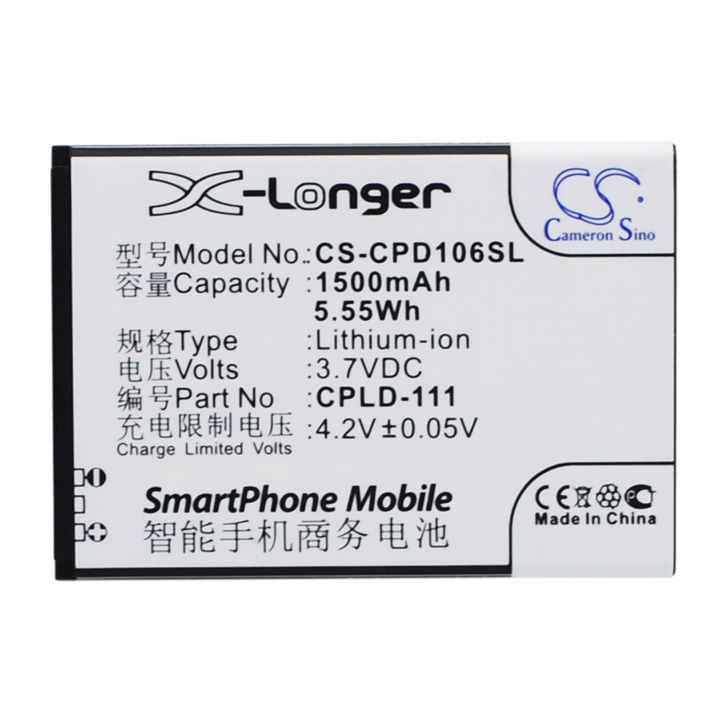 Batería del teléfono móvil Coolpad 5216d