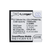 CS-CPD807SL<br />Baterías para  reemplaza la batería CPLD-91