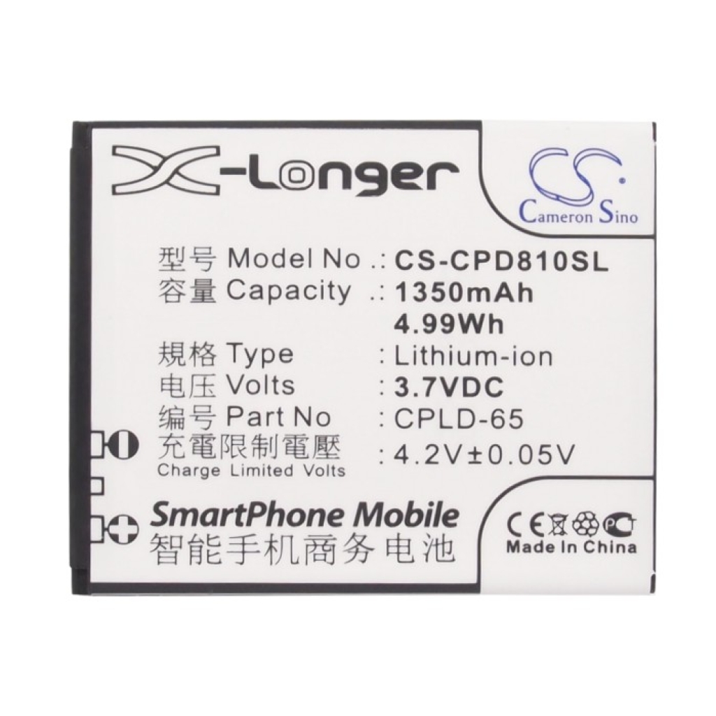 Baterías Sustituye CPLD-65