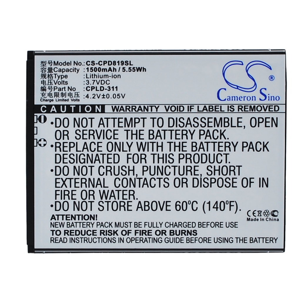 Baterías Sustituye CPLD-311