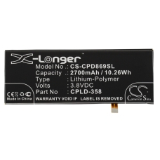Reemplazo de batería compatible para Coolpad CPLD-358