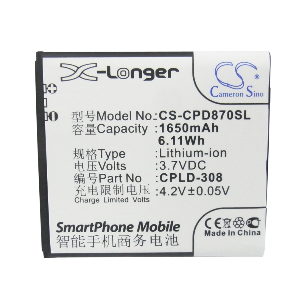 Batería del teléfono móvil Coolpad 8085