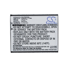 Reemplazo de batería compatible para Coolpad CPLD-312,CPLD-342,CPLD-351