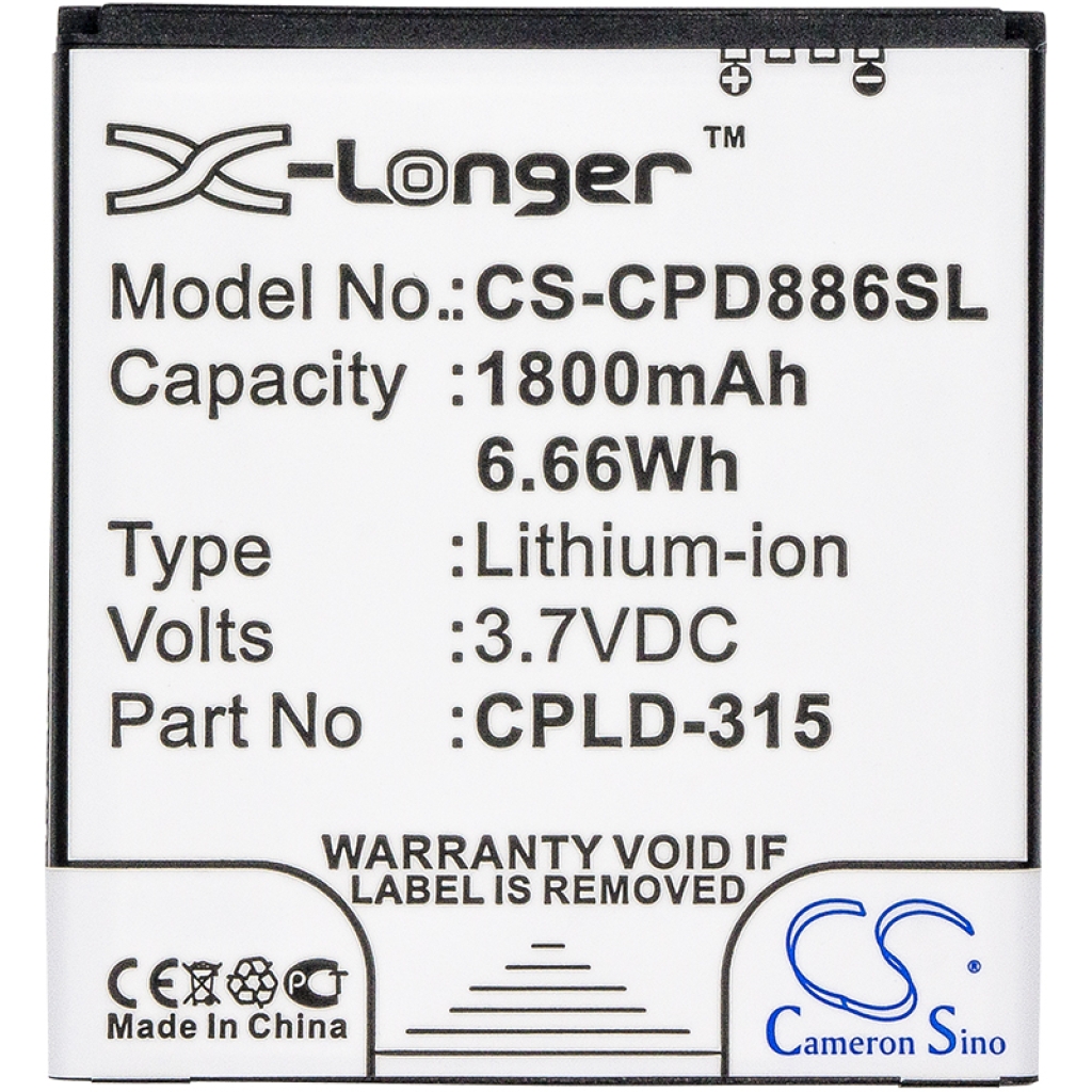 Baterías Sustituye CPLD-315