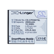 CS-CPD907SL<br />Baterías para  reemplaza la batería CPLD-303
