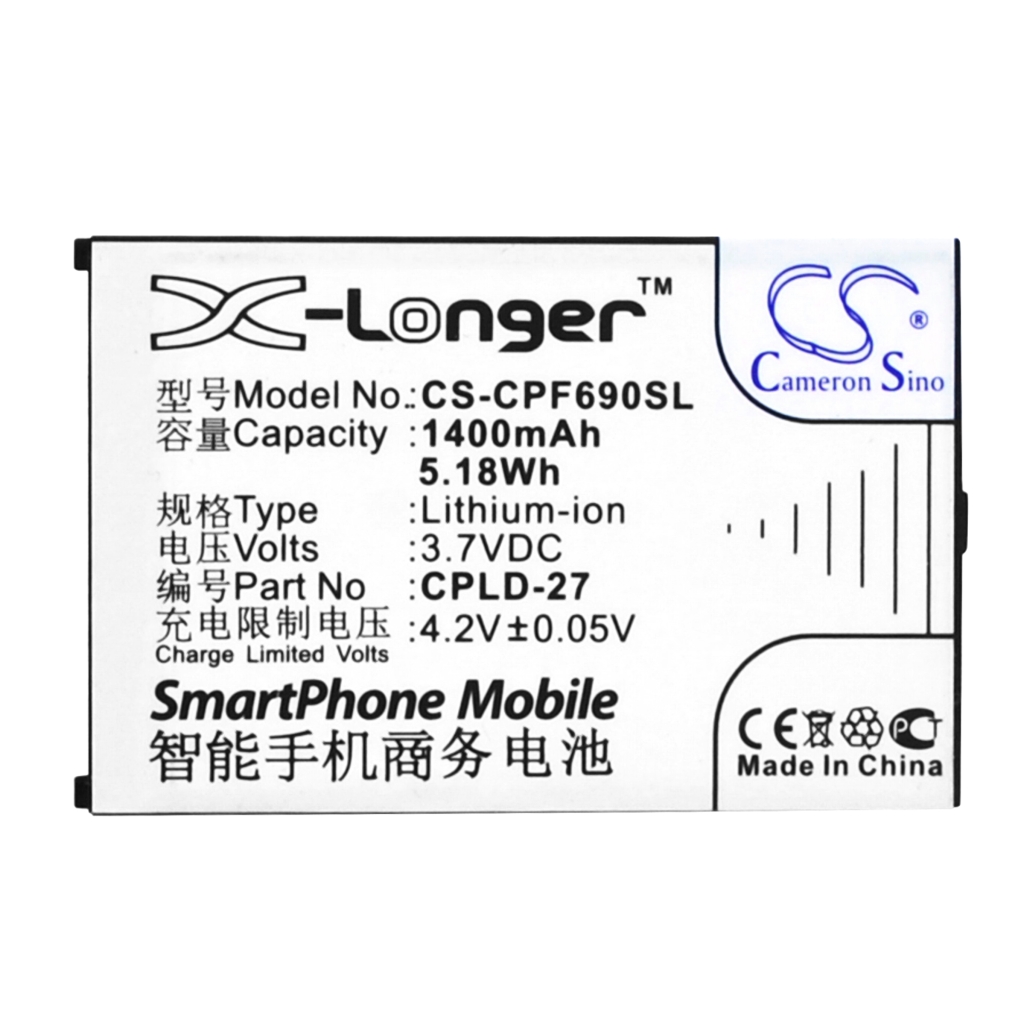 Batería del teléfono móvil Coolpad N68