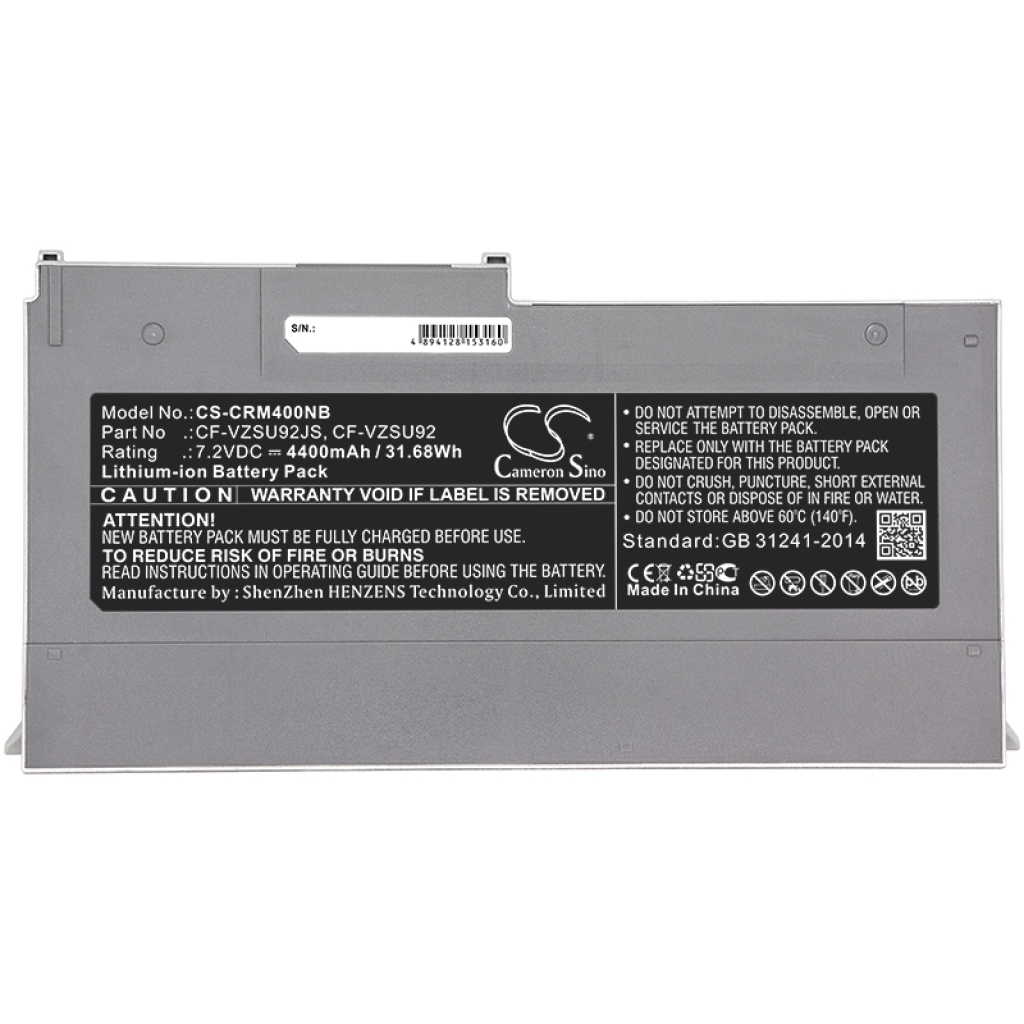 Batería para portátil Panasonic CS-CRM400NB