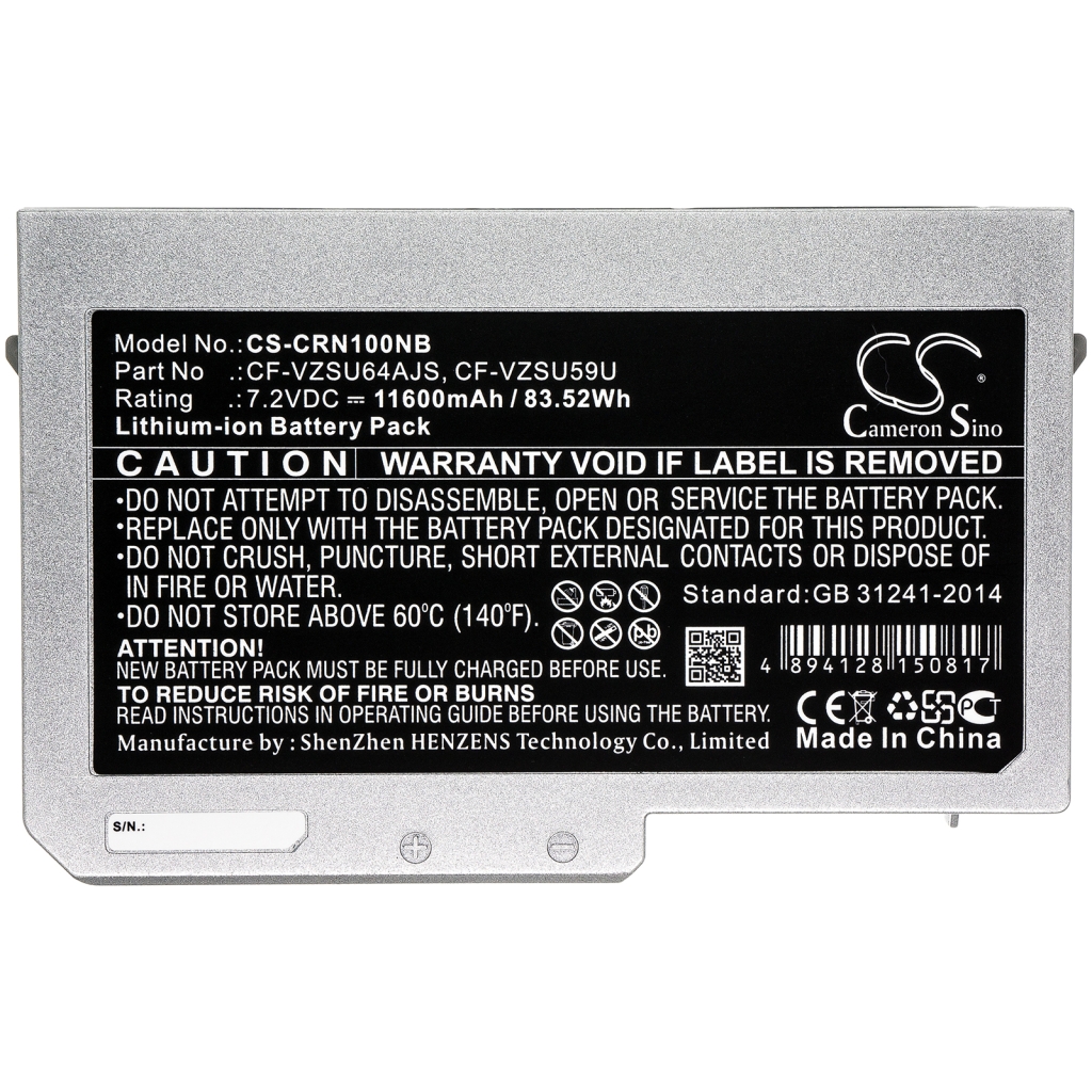 Batería para portátil Panasonic CS-CRN100NB