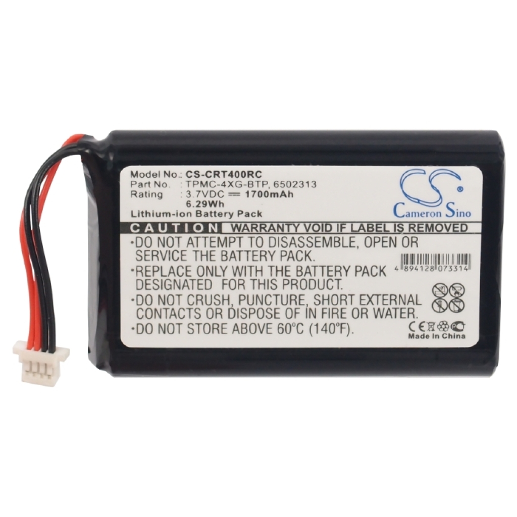 Batería del mando a distancia Crestron CS-CRT400RC