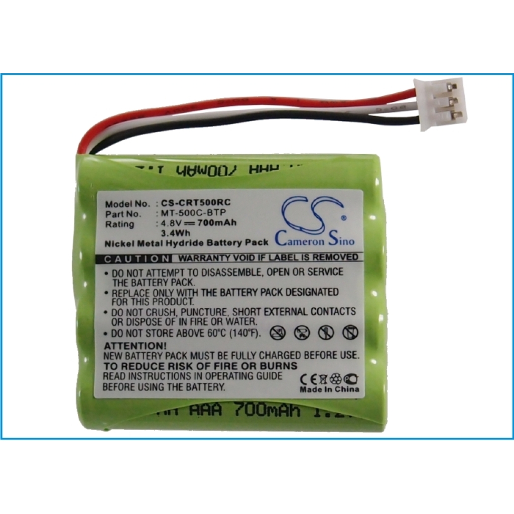 Batería del mando a distancia Crestron CS-CRT500RC