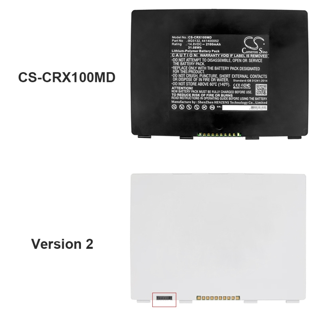 Batería Médica Carestream CS-CRX100MD