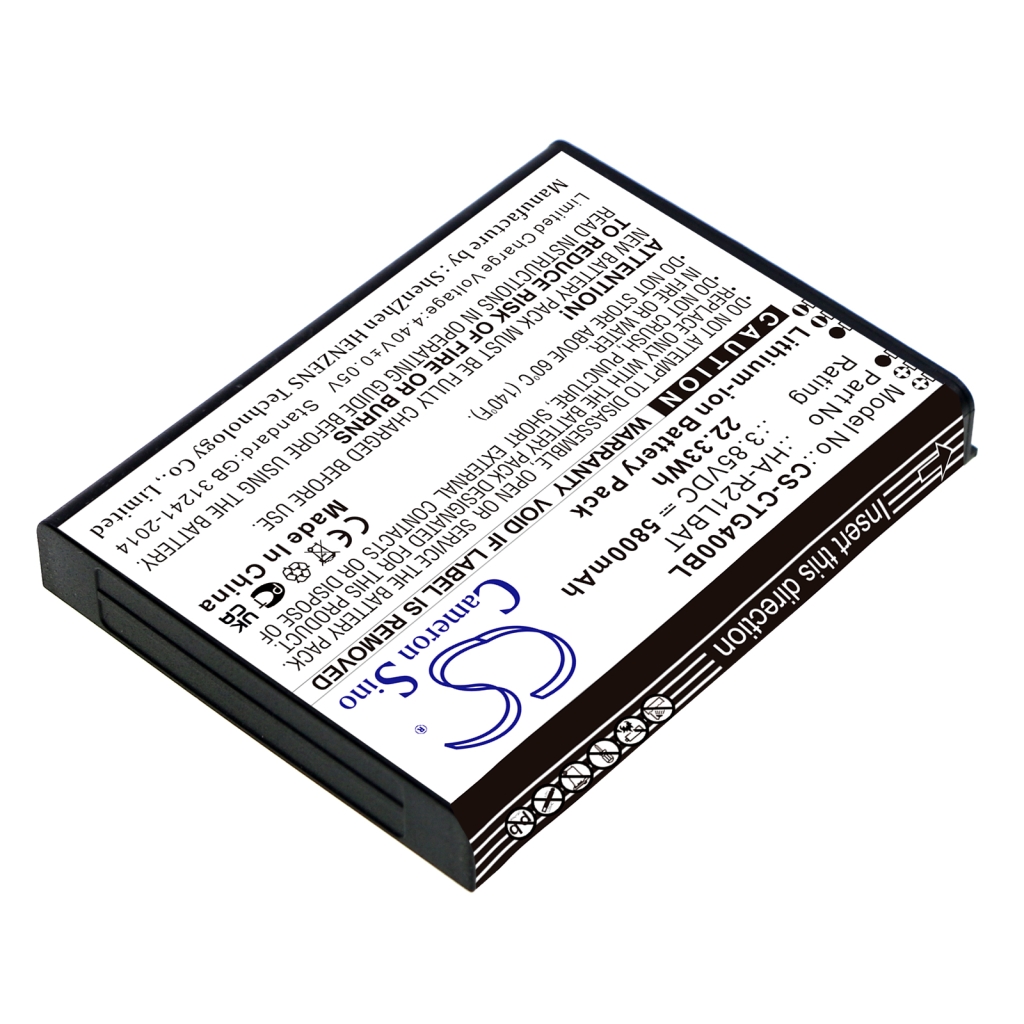 Batería de código de barras, escáner Casio CS-CTG400BL