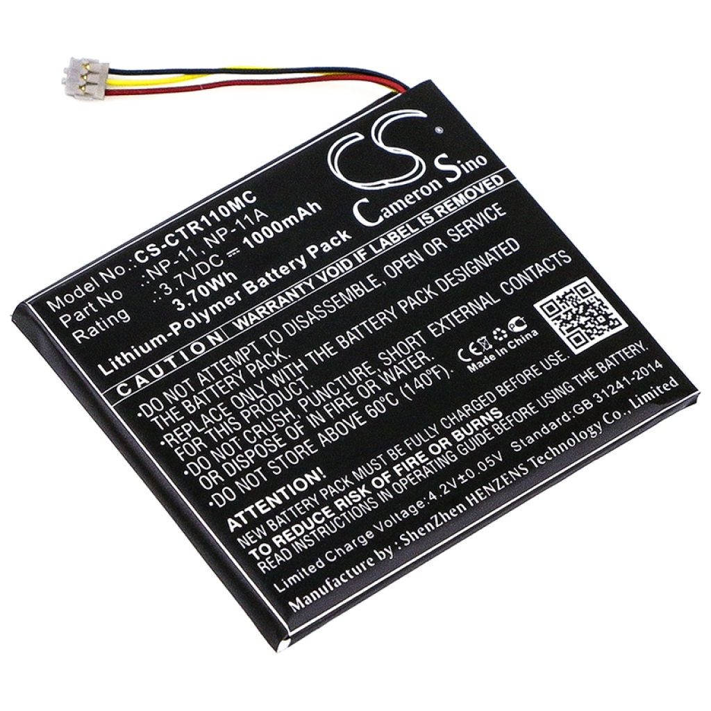 Batería de la cámara Casio CS-CTR110MC