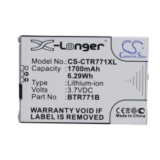 Reemplazo de batería compatible para CASIO BTR771B