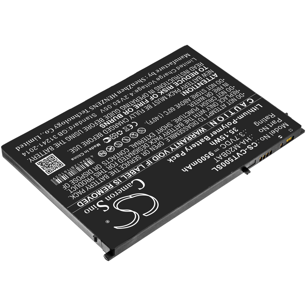 Batería de la tableta Casio CS-CVT500SL