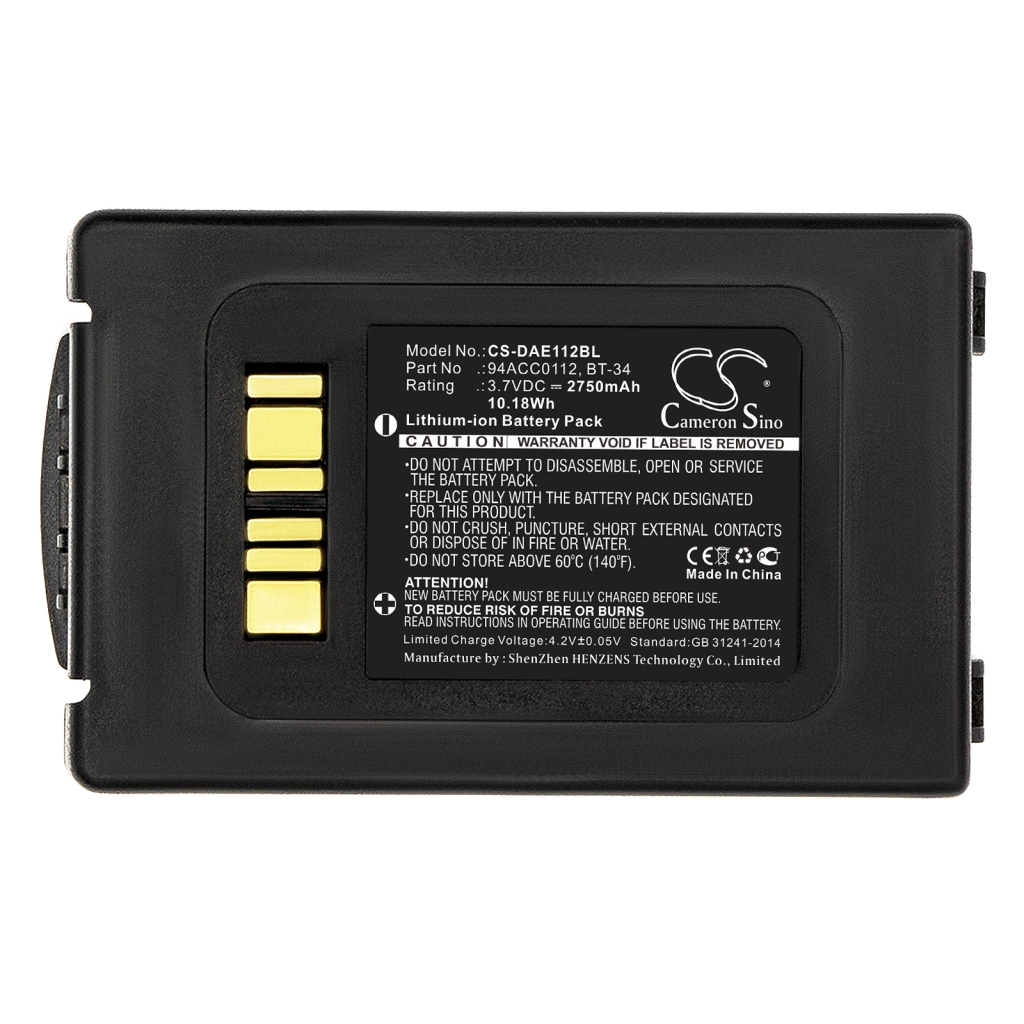 Batería de código de barras, escáner Datalogic ELF