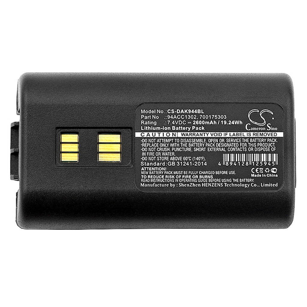 Batería de código de barras, escáner Datalogic 944551004
