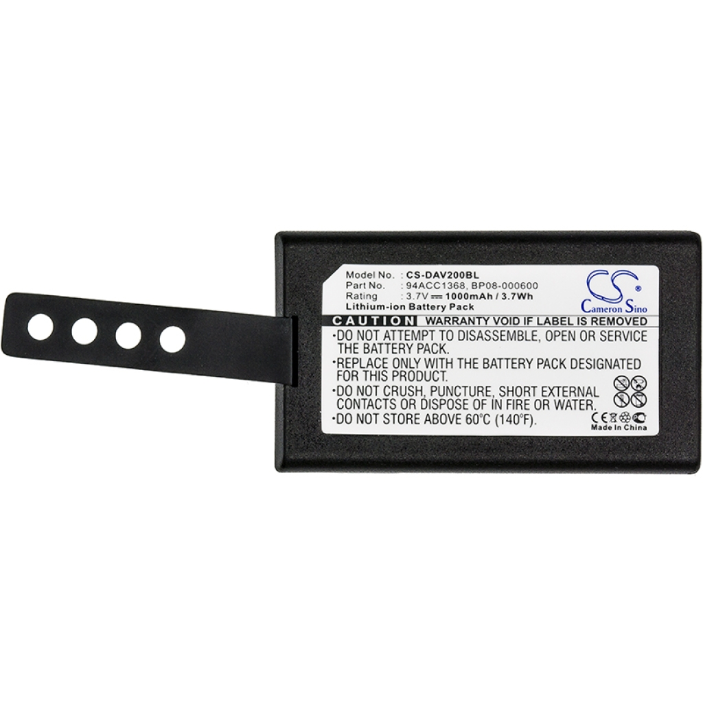 Batería de código de barras, escáner Datalogic CVR2