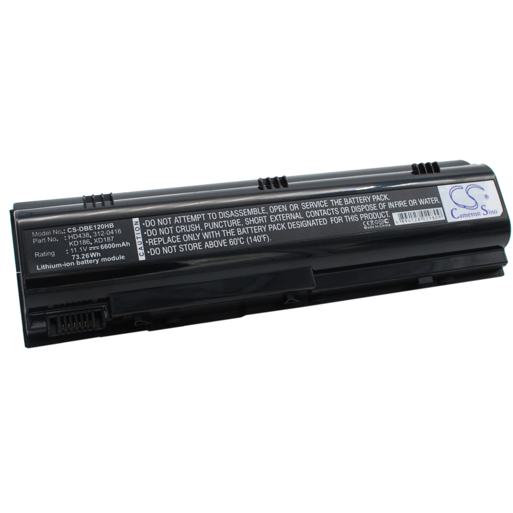 Batería para portátil DELL CS-DBE120HB