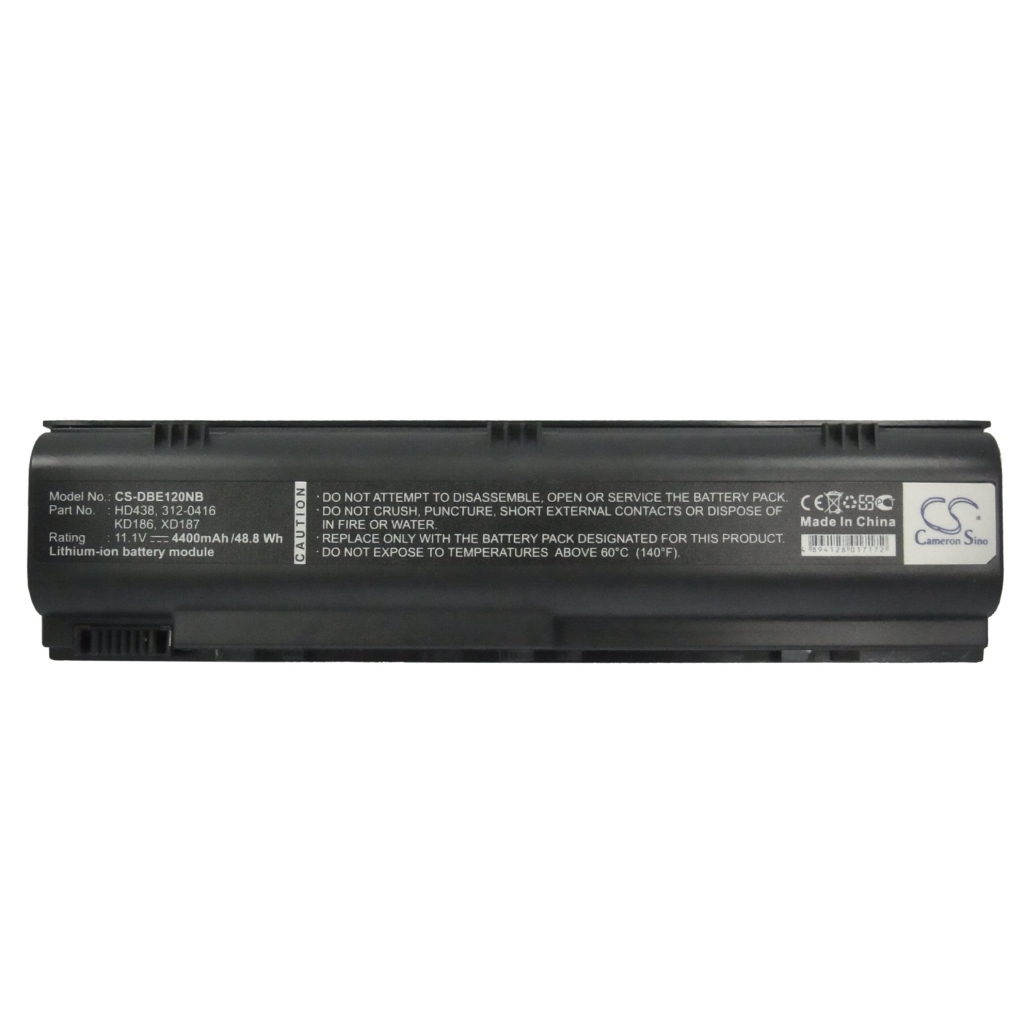 Batería para portátil DELL CS-DBE120NB