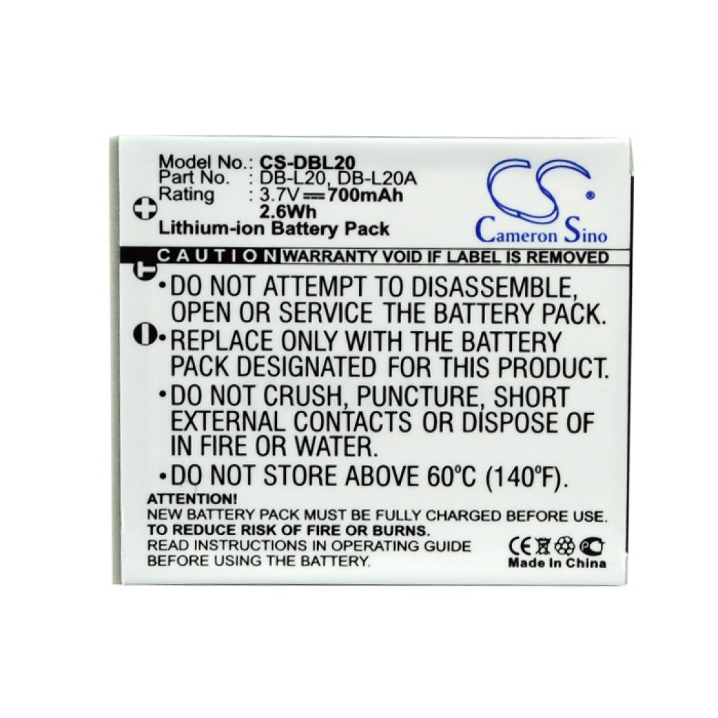 Batería de la cámara Sanyo Xacti DMX-C4(N)