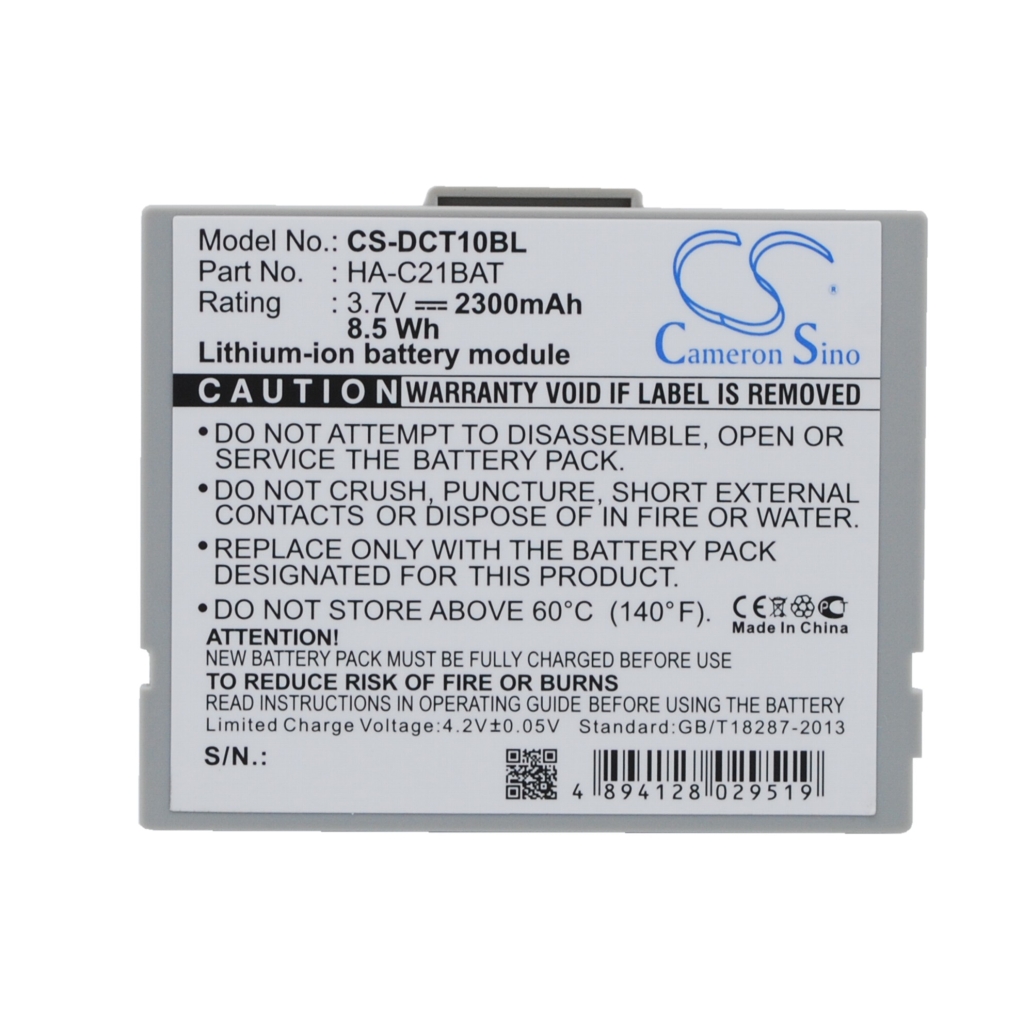Batería de código de barras, escáner Casio IT10