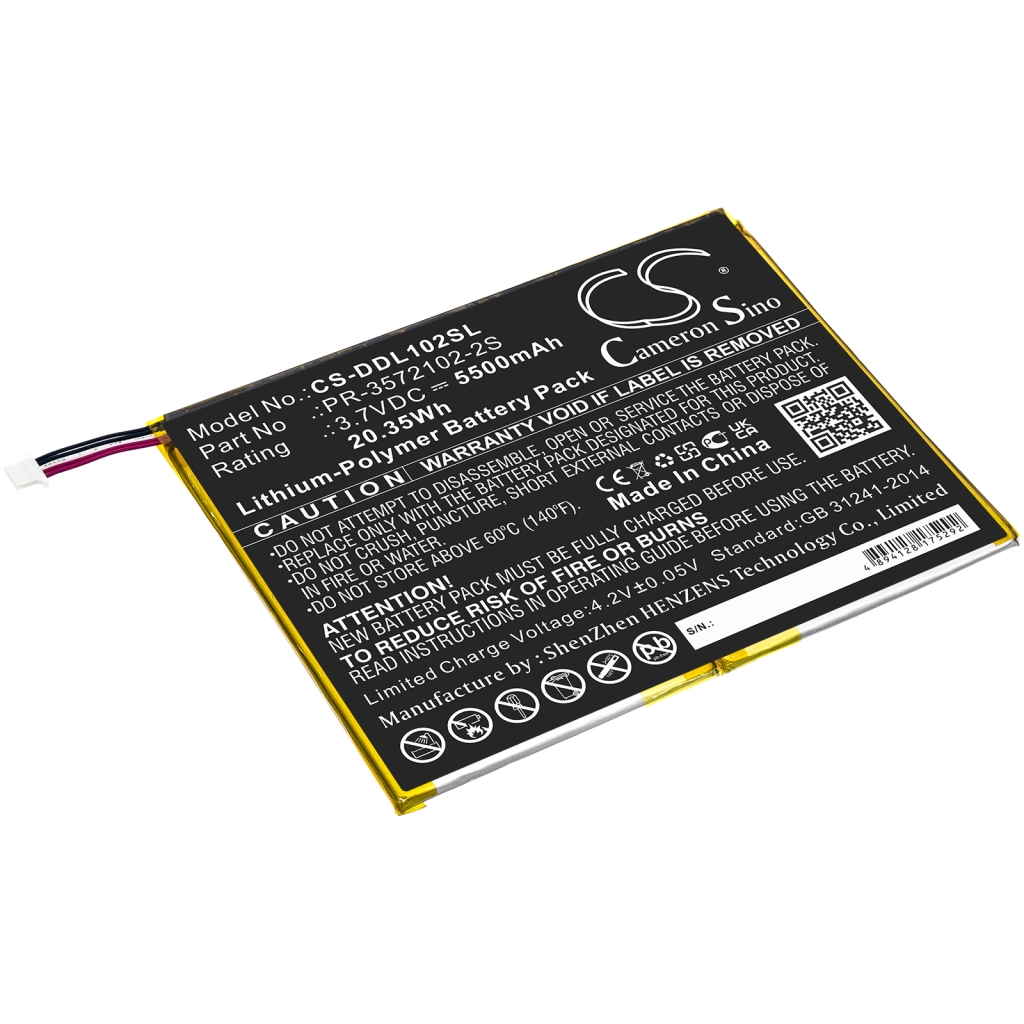 Batería de la tableta Digiland CS-DDL102SL