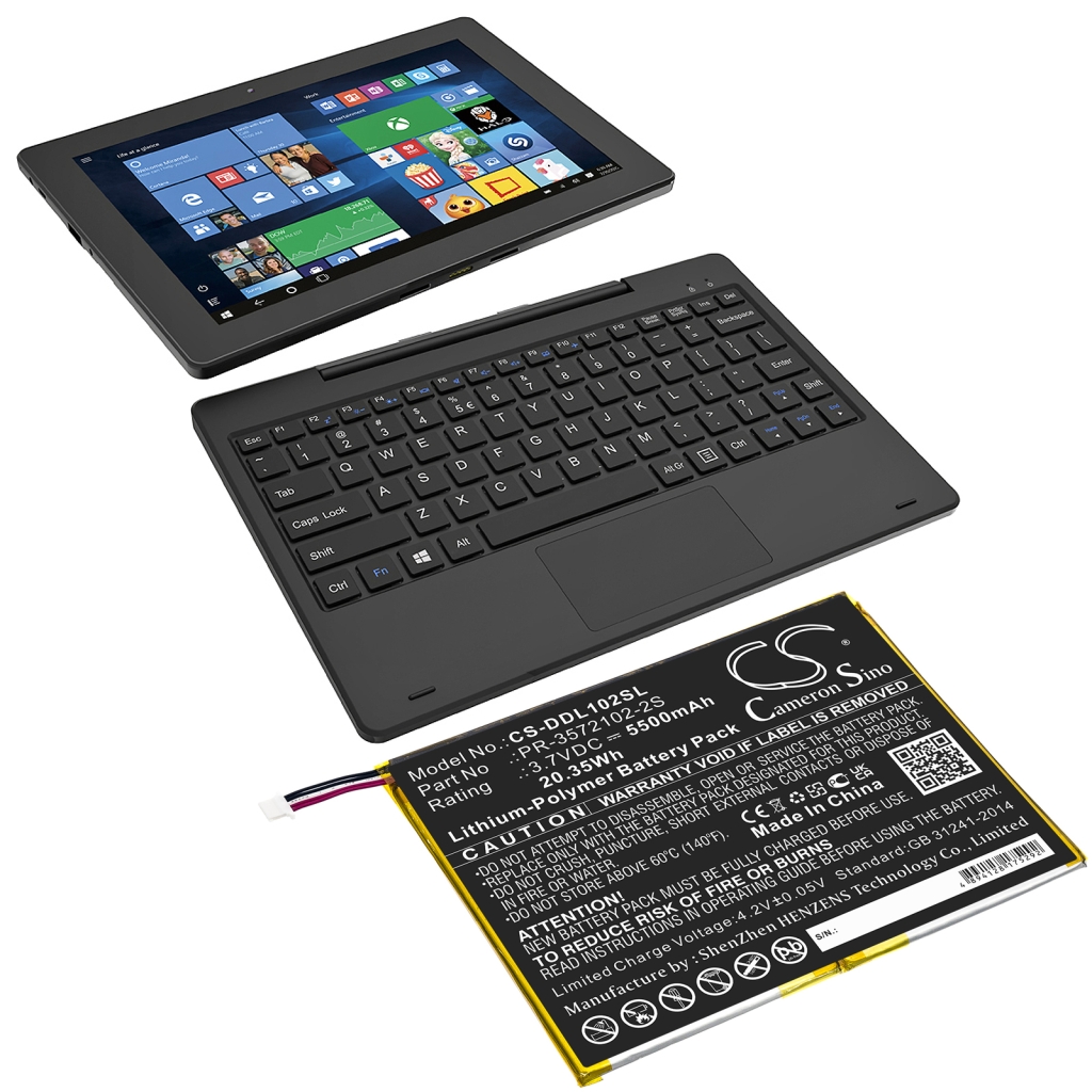 Batería de la tableta Digiland CS-DDL102SL