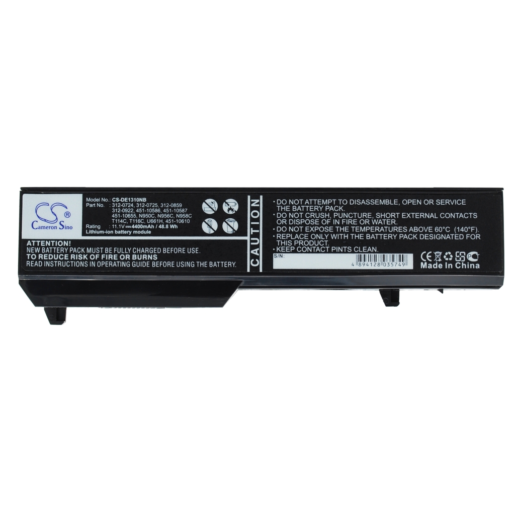 Batería para portátil DELL CS-DE1310NB