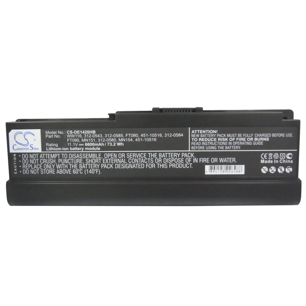 Batería para portátil DELL CS-DE1420HB