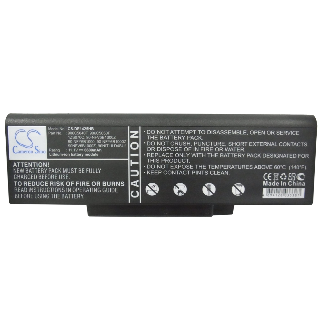 Batería para portátil DELL CS-DE1425HB
