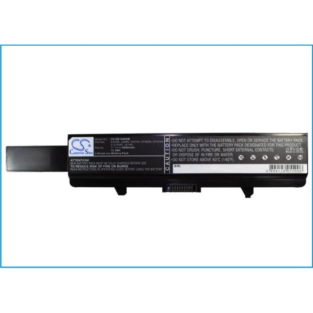 Batería para portátil DELL CS-DE1440HB