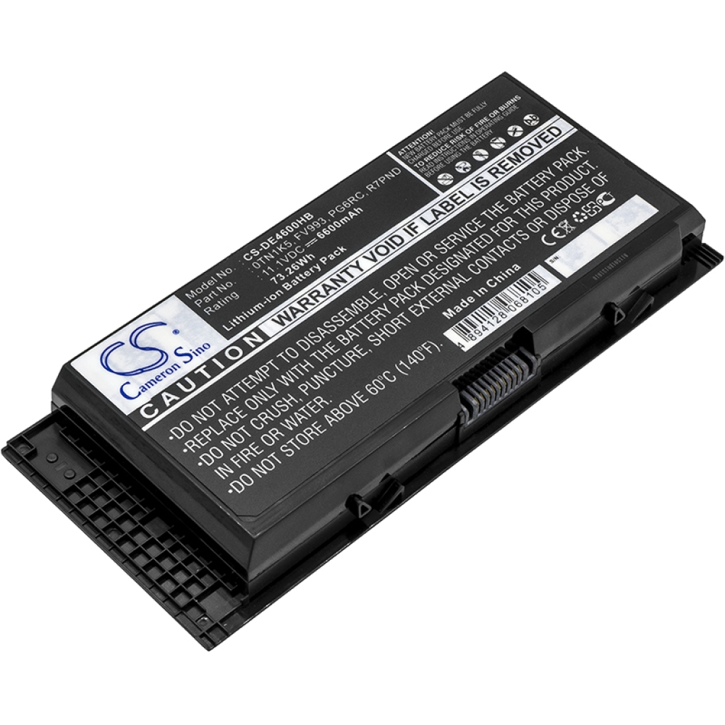 Batería para portátil DELL Precision M4800