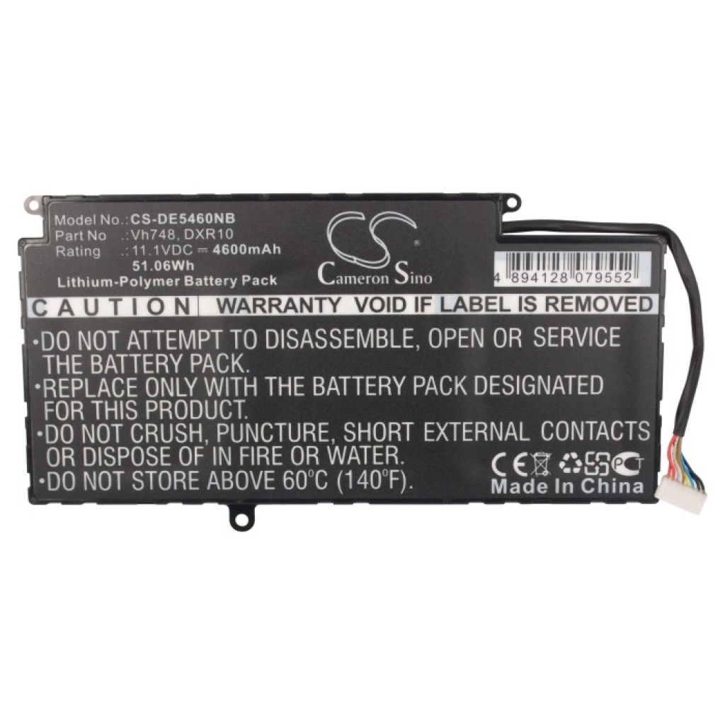 Batería para portátil DELL CS-DE5460NB