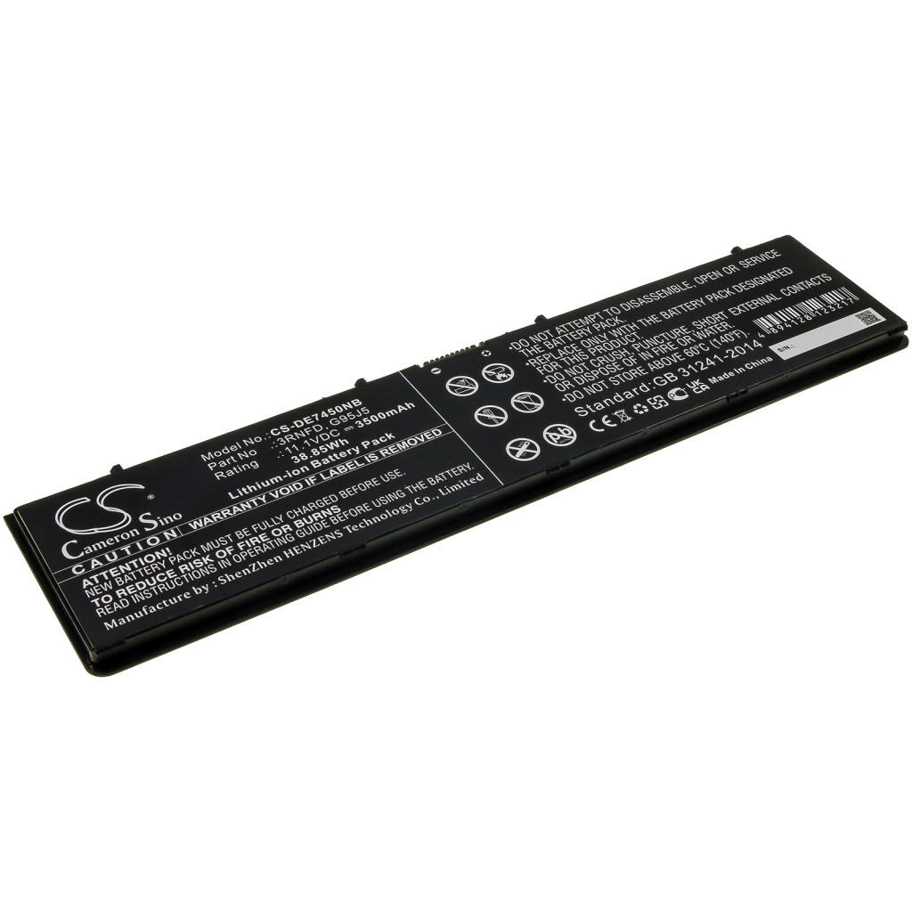 Batería para portátil DELL Latitude E7440 Touch
