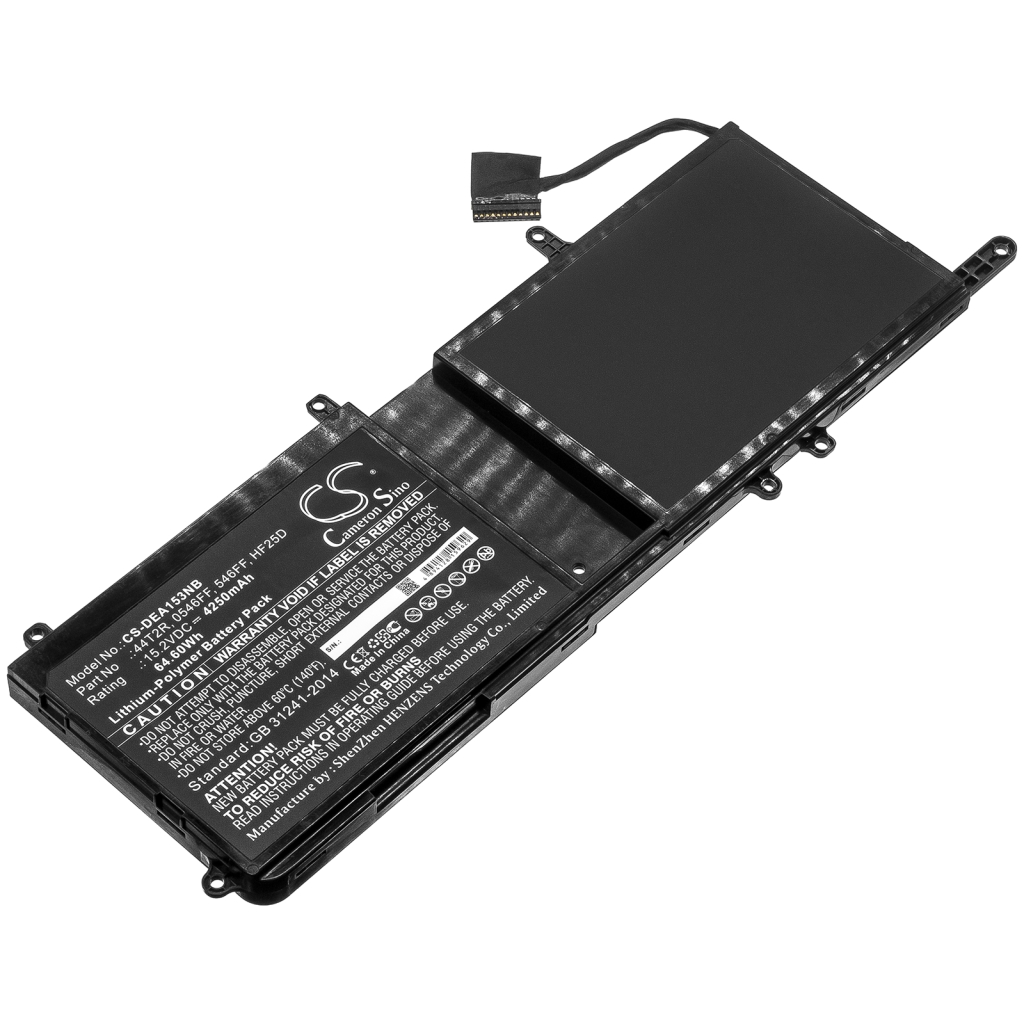 Batería para portátil DELL CS-DEA153NB