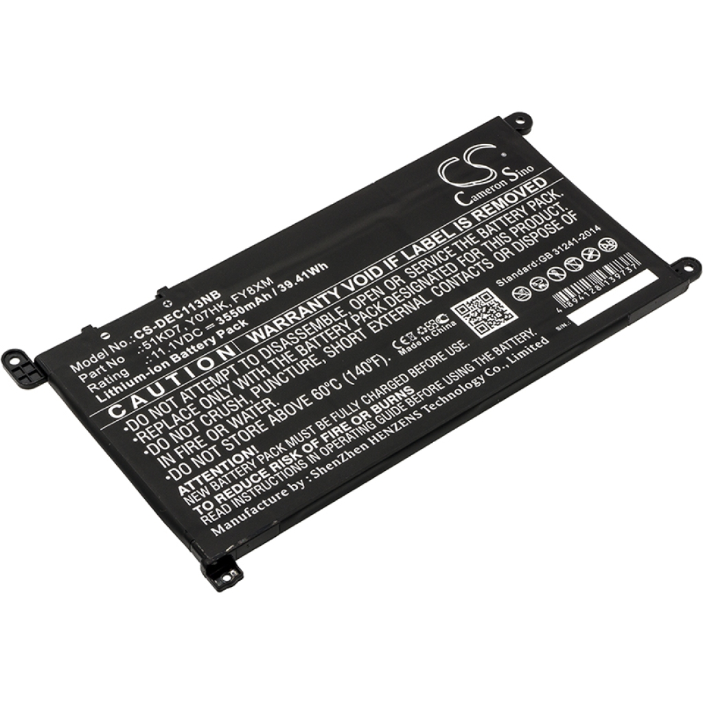 Batería para portátil DELL CS-DEC113NB