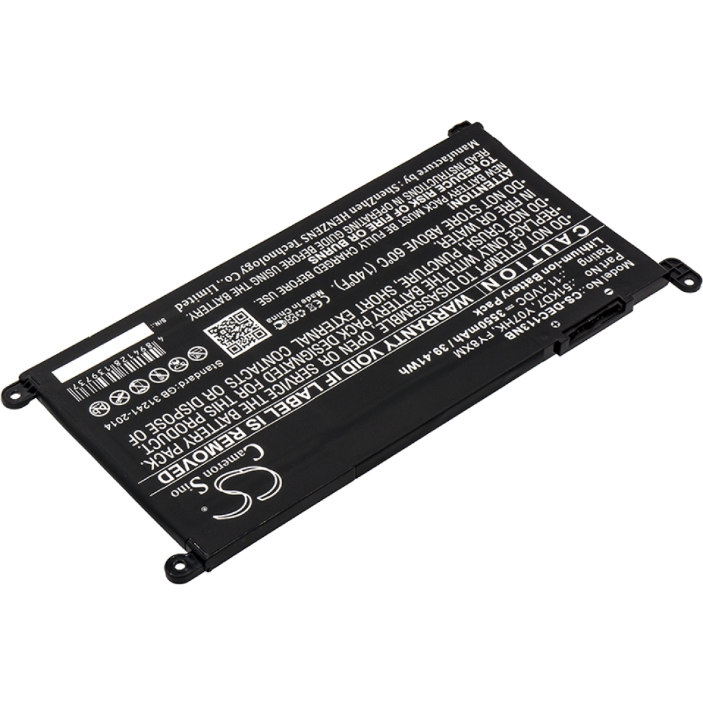 Batería para portátil DELL CS-DEC113NB