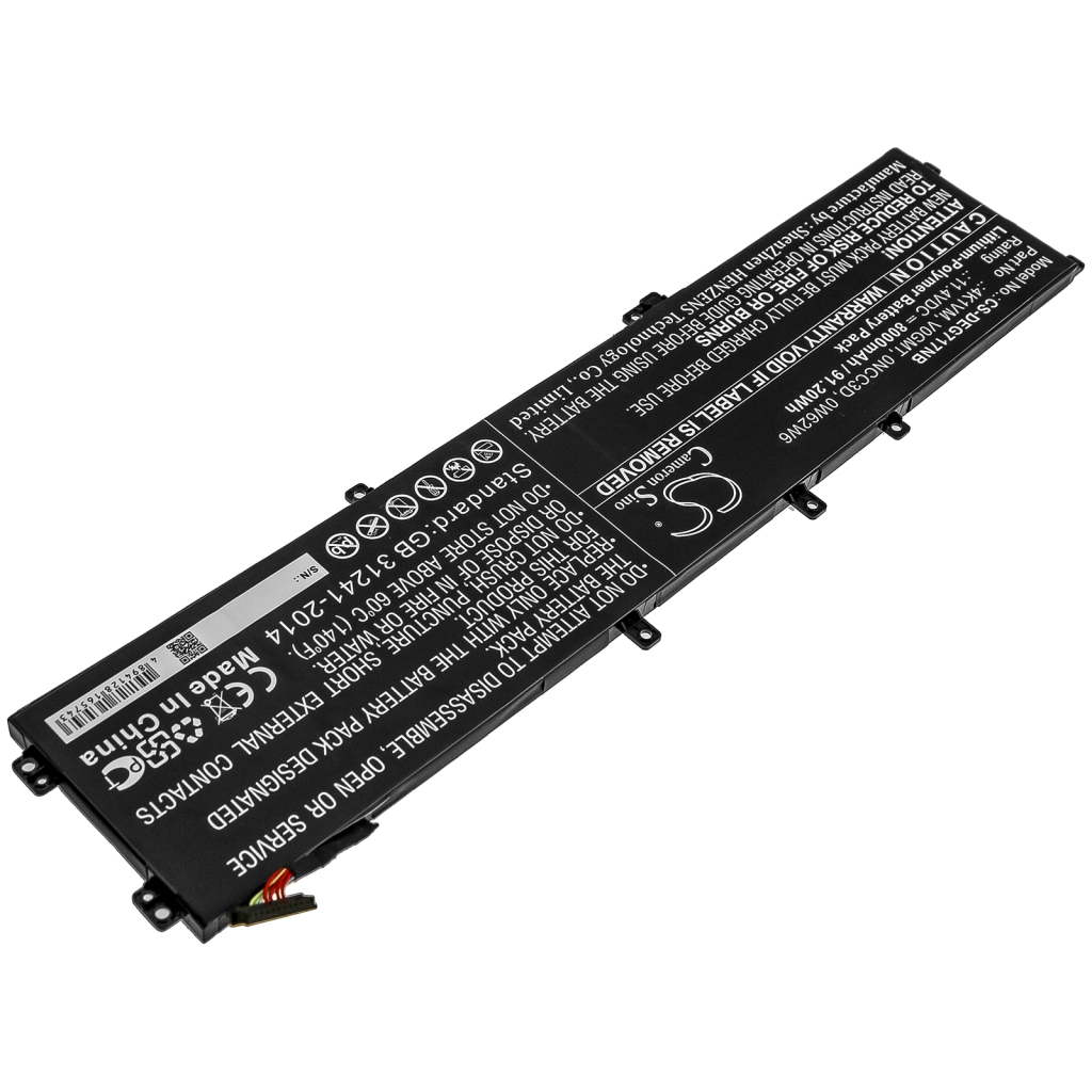 Batería para portátil DELL CS-DEG717NB