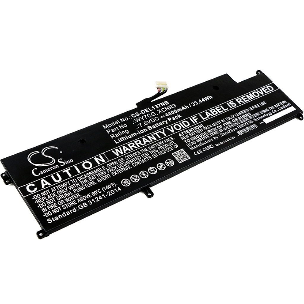 Batería para portátil DELL CS-DEL137NB